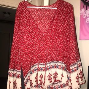 Long Sleeve Romper. Size Medium